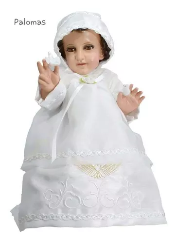 Vestido Para Niño Dios Ropón Blanco Palomas Talla 30 en venta en Tláhuac  Distrito Federal por sólo $   Mexico
