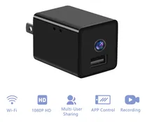 Comprar Pequeña Cámara Wifi Con Cargador Usb Inteligente Hd 1080p