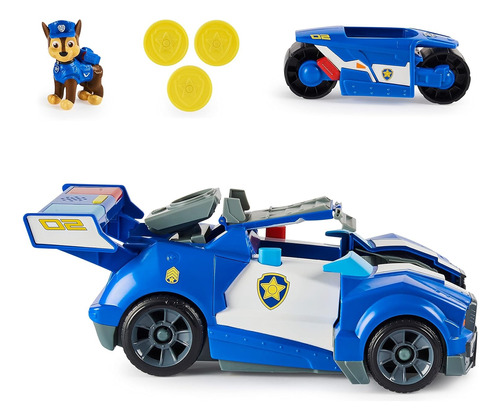 Paw Patrol Chase Vehiculo 2 En 1 City Cruiser