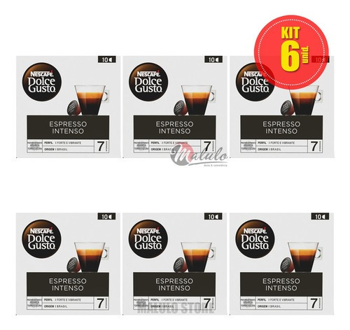 Cápsulas Dolce Gusto Espresso Intenso 6 Caixas