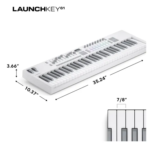 NOVATION　Launchkey 61 MK4 USB-MIDIキーボード Novation Launchkey 61 Mk4 Teclado Midi | MercadoLivre