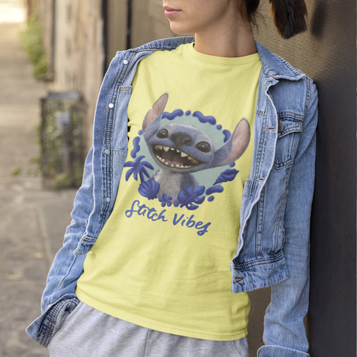 Playera Stitch Vibes Live Action Disney