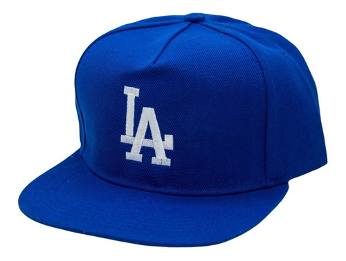 Gorra Bordada Los Angeles Dodgers Baseball Azul Gabardina