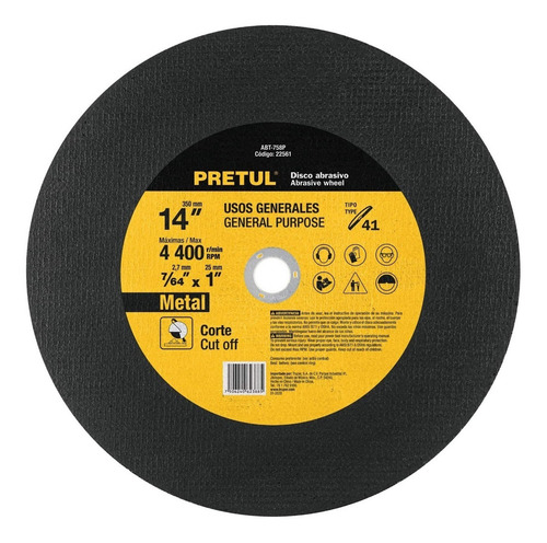 Cortadora Metales Industrial Truper 17733 + 10 Discos Pretul