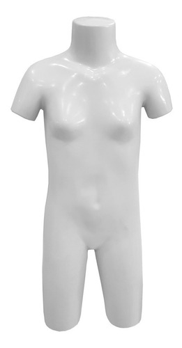 Maniquí Busto Femenino Juvenil Color Blanco