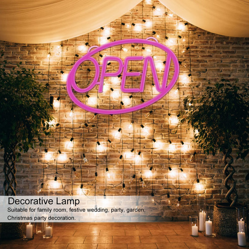 Lámpara De Letrero Led Colgante Con Luz De Neón, 12 Modos De