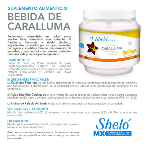 Imagen 3 de 4 de Bebida De Caralluma - Adquiere Energía Y Pierde Talla Y Peso