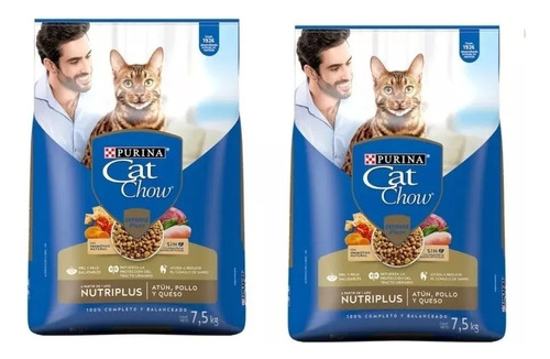 Purina Cat Chow Alimento Para Gato Atún Pollo Y Queso 15 Kg6