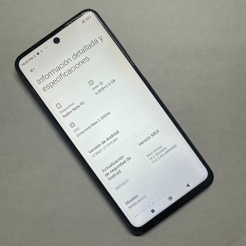 Teléfono Celular Redmi Note 9s 6gb/128 Gb Azul Acero (Usado)