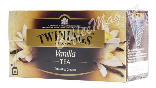 Aromatica Infusion Twinings Te Negro Y Vainilla  25 Sobres