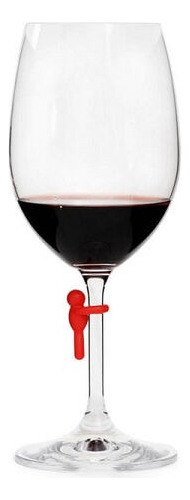 Kit Marcadores De Taças Vinho 6 Bonequinhos