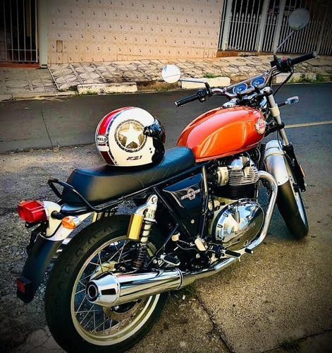 Imagem 1 de 8 de Royal Enfield Interceptor 650, 2020, Orange Crush, 4.800 Km