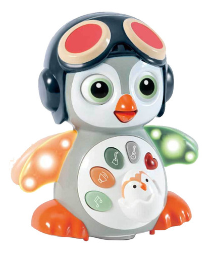 Juguetes Para Bebés N Crawling Musical Penguin Con Música Li