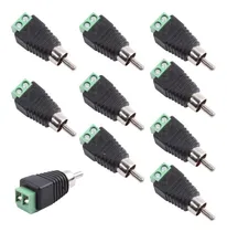 Comprar 10 Pzs. Cable De Bocina A Macho De Audio Conector Rca Jack