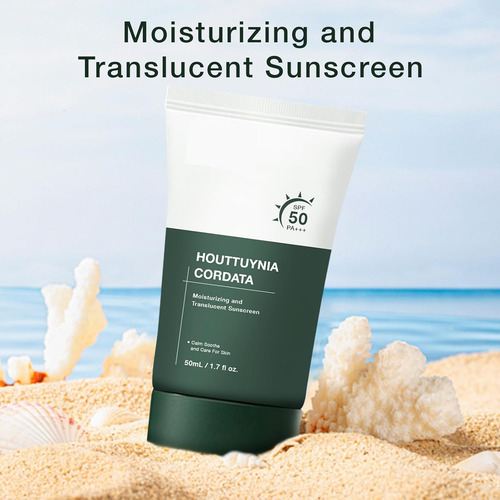 Daily Moisturizing Sunscreen | Spf50+ Clear, No Whitening,2