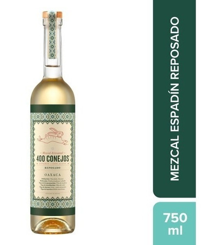 Mezcal 400 Conejos Reposado 750 Ml