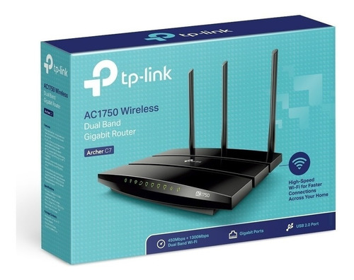 Router Gigabit Inalámbrico De Banda Dual Ac1750 Archer C7