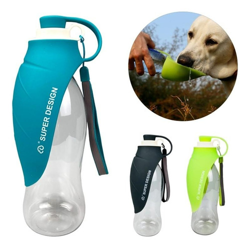 Botella Dispensador De Agua Alimento Para Paseo 580ml Up