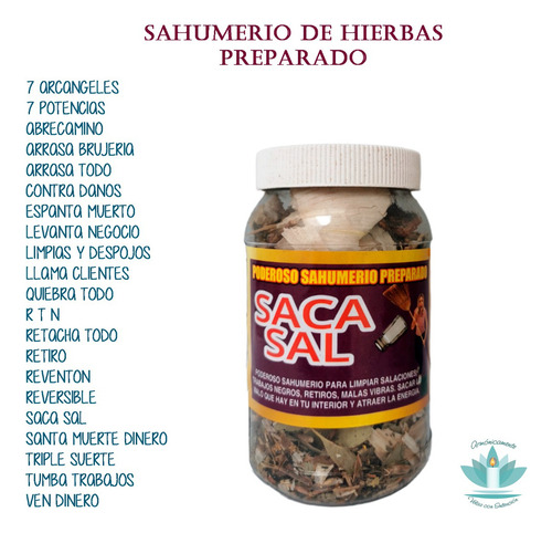 Sahumerio Abre Camino - Preparado De Hierbas Para Sahumar