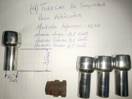 Tuercas De Seguridad Para Vehiculos