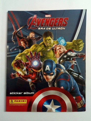 Avengers Era De Ultron Panini Set Completo Álbum Tapa Blanda