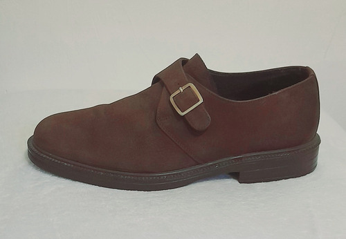 Zapatos Oggi Cuero De Nobuk Marrón Marrón Oscuro 42 (Usado)