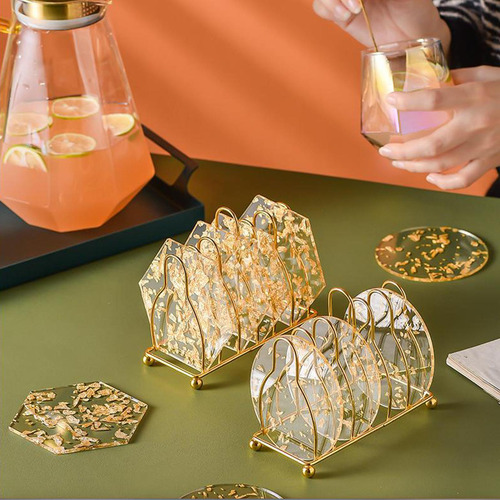 5 Conjunto De 5 Soportes Para Vasos De Cristal 5 Piezas