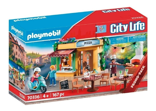 Playmobil Pizzeria Con Terraza City Life Mt3 70336 Ttm