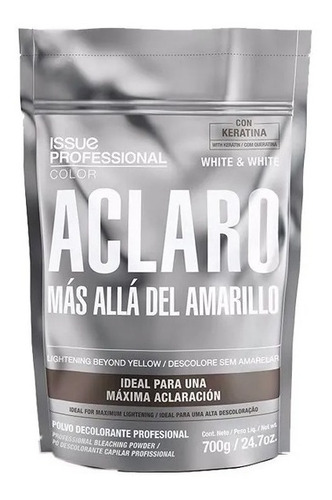 Polvo Decolorante Issue White & Whithe Prof. 700gr X6un