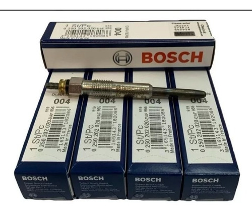 Bujías Pre Calentamiento Bosch X4 Peugeot 206 Partner Diesel