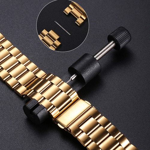 Pulseira De Relógio Universal De 22 Mm, Pulseira De Aço Inox