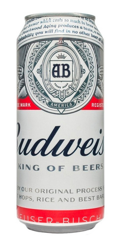 Cerveza Budweiser Rubia Lata 473ml Caja X24 01almacen