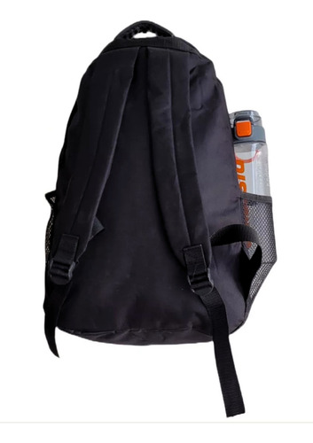 Mochila Casual Esportiva Prática Leve Design Liso 22l Preto Desenho Do Tecido Lisa