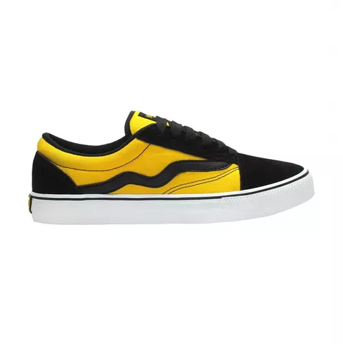 Tênis Skate Mad Rats Old School Preto Amarelo Pronta Entrega