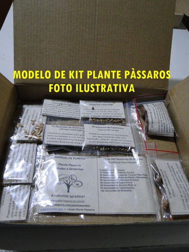 Imagem 2 de 6 de Kit 400 Sementes De Árvores Frutíferas Para Pássaros
