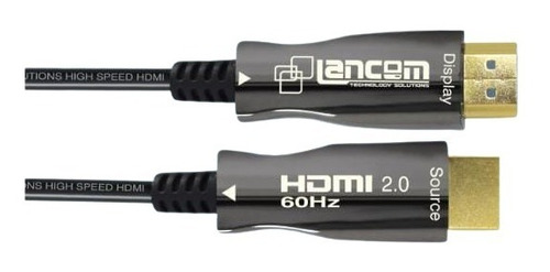 Cable Hdmi De Fibra Optica De 30 Mts Ultra Hd 4k 60hz Lancom