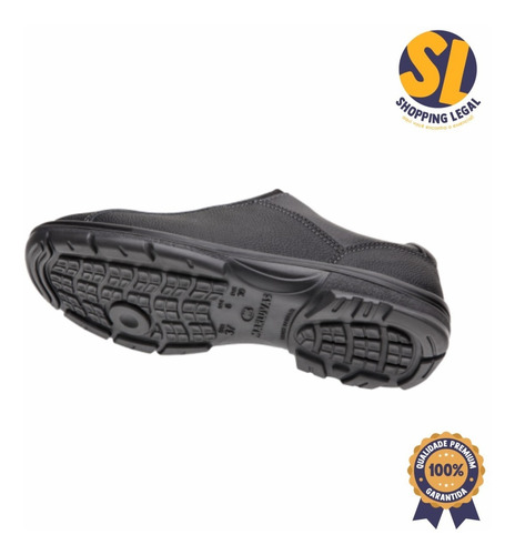 Imagem 3 de 4 de Sapato Tênis Preto Linha Service Marluvas