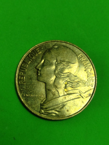 Moeda De 20 Centimes Da República Francaise 1986 (Usado)