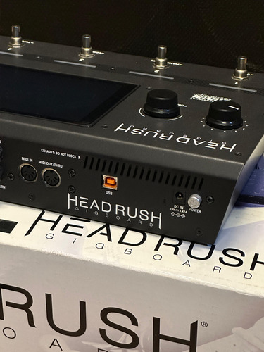 Pedaleira Headrush Gigboard Presets Eric Paulussi Preto (Usado)