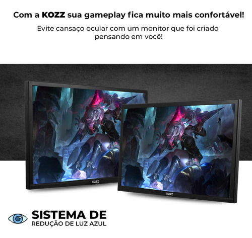 Monitor 19 Pol Gamer Led 5ms 60hz Ângulo Ajustável Hdmi