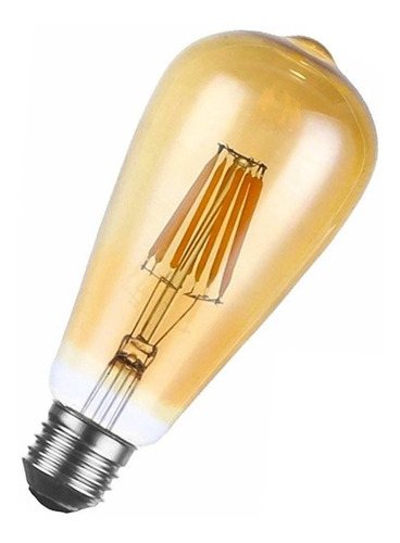 Ampolleta Led Tipo Edison 8 Watts Retro Vintage Color de la luz Cálida