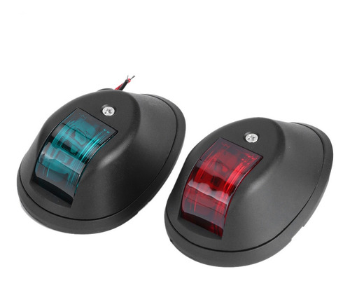 Par De Lámparas Led Impermeables Para Yates, Color Rojo Y Ve