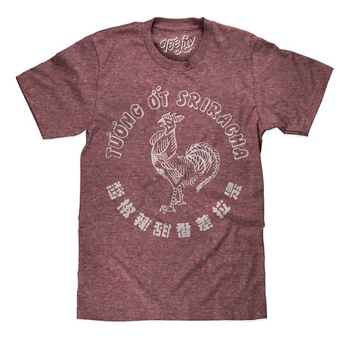 Camiseta Tee Luv Tuong Ot Sriracha - Camisa De Gallo Srirach