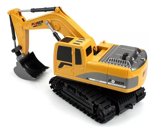 Mini Excavadora De Plástico De Aleación Con Control Remoto D