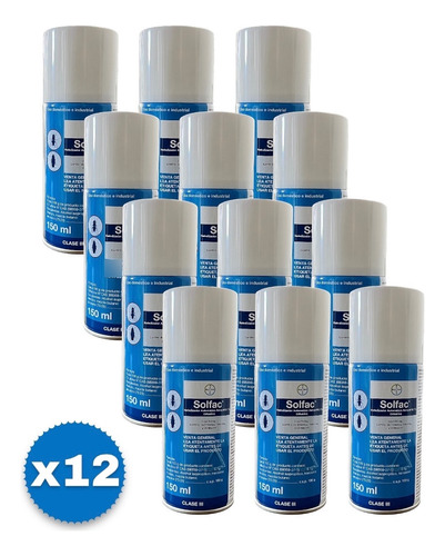 Solfac 150 Ml Insecticida Automático 12 Unidades