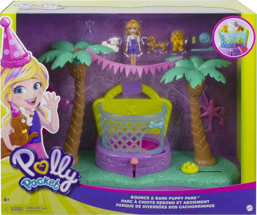 Polly Pocket Bounce & Bark Puppy Park