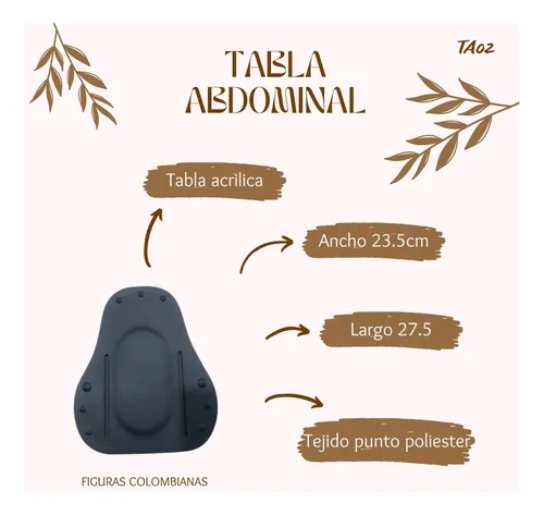 Tabla Abdominal Pera Postquir