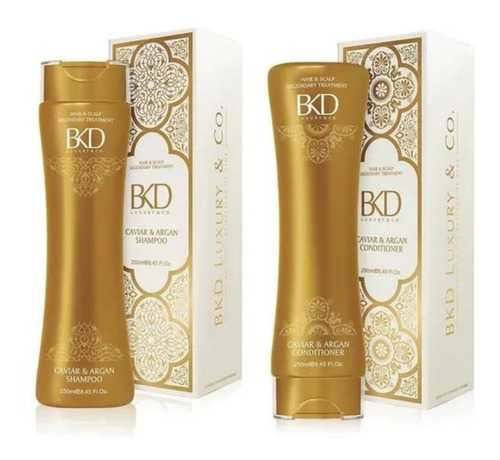 Bkd Shampoo + Aconbdicionador Caviar & Argan X250ml 