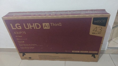 Imagem 4 de 5 de Smart Tv Gamer Led 43 LG 4k Modelo 2021 Na Caixa / Com Nota