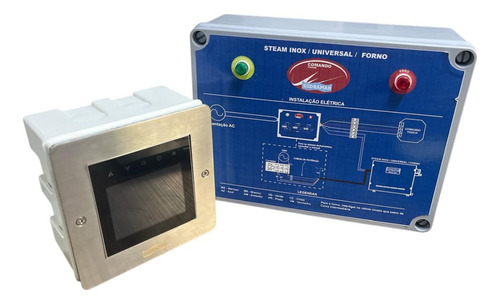 Sauna Vapor 12kw 220 Bifásico Sodramar 18m3 + Comando Touch